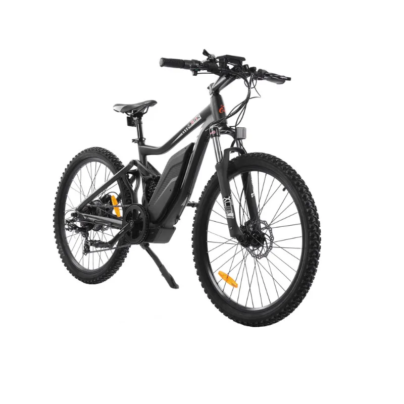 Ecotric Tornado Full-Suspension Electric Mountain Bike, 48V/12Ah, 750W