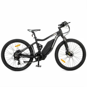 Ecotric Tornado Full-Suspension Electric Mountain Bike, 48V/12Ah, 750W