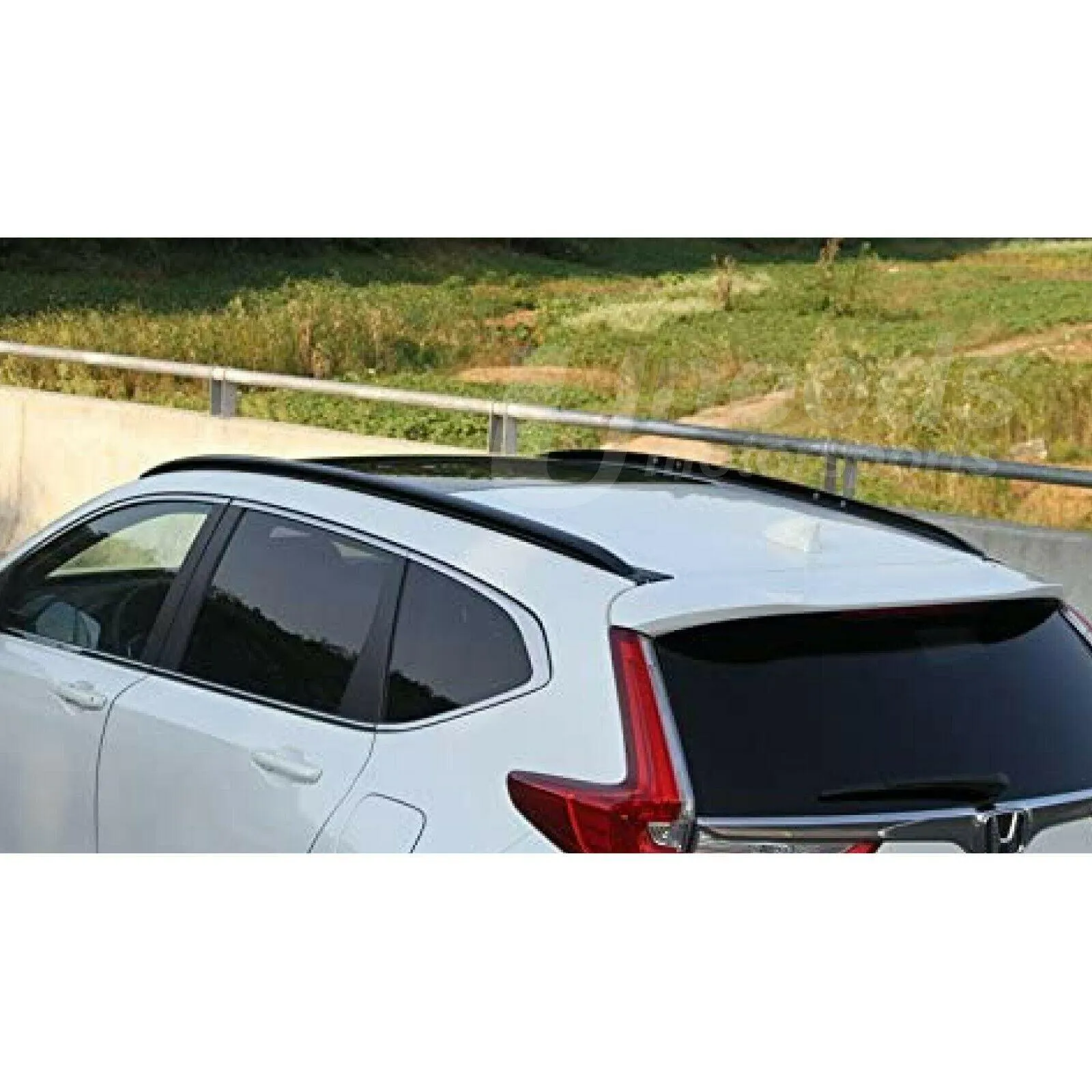 Fit 2012-2016 Honda CRV CR-V Black Bolt On Roof Rack Side Rail Bar Cross Bar Set