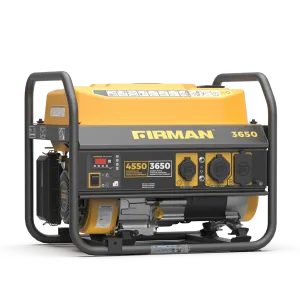 Gas Portable Generator 4550W Recoil Start 120V