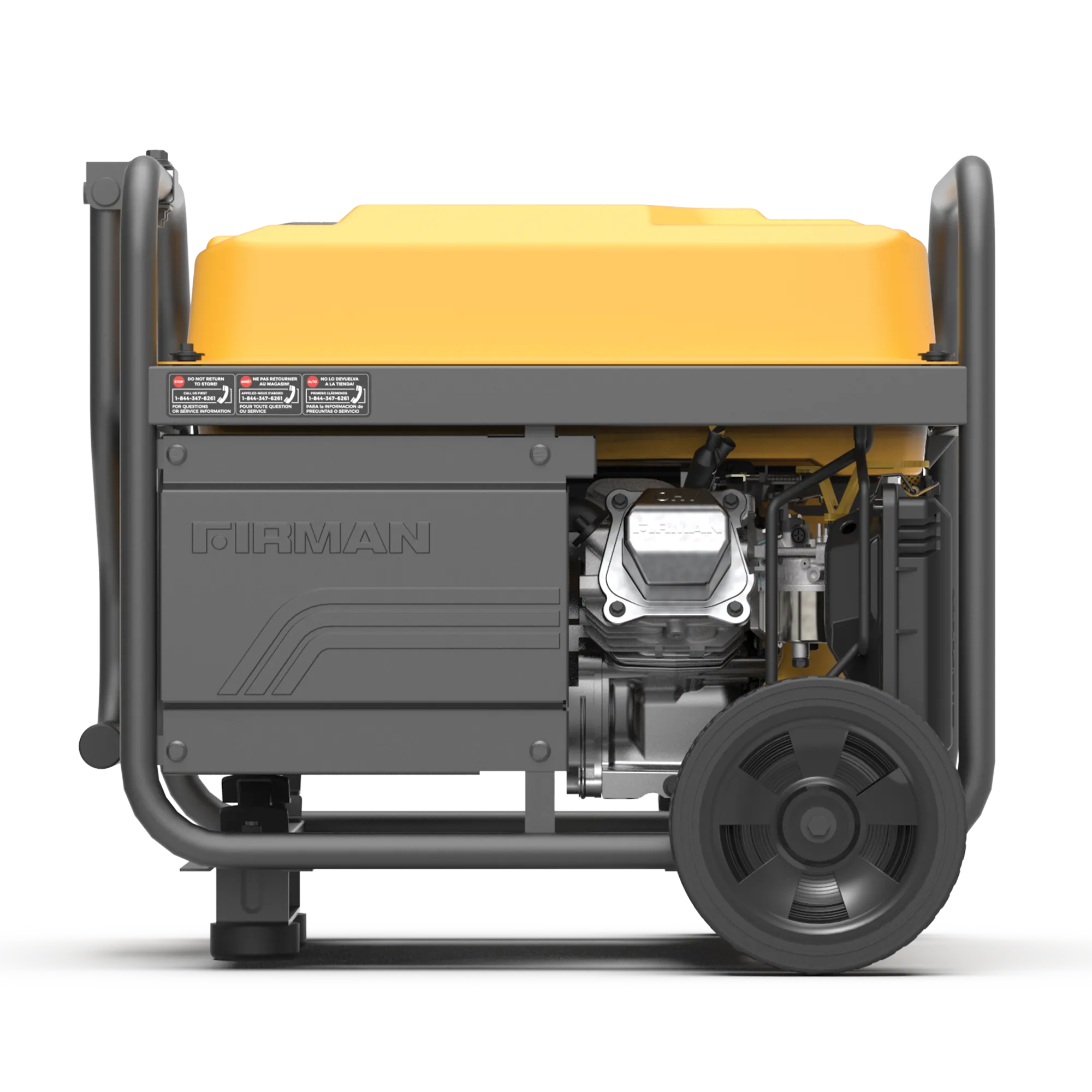 Gas Portable Generator 4550W Recoil Start 120V