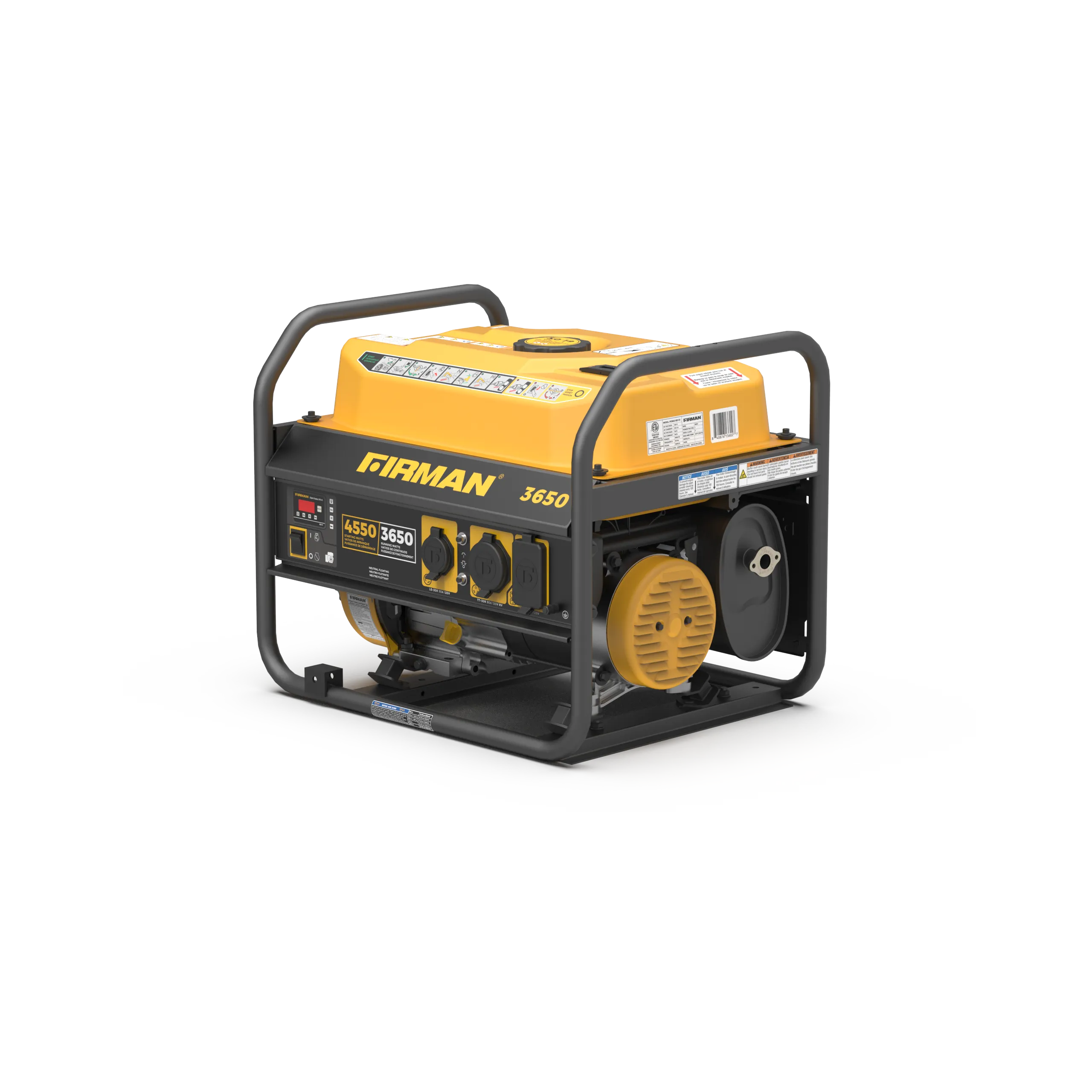 Gas Portable Generator 4550W Recoil Start 120V