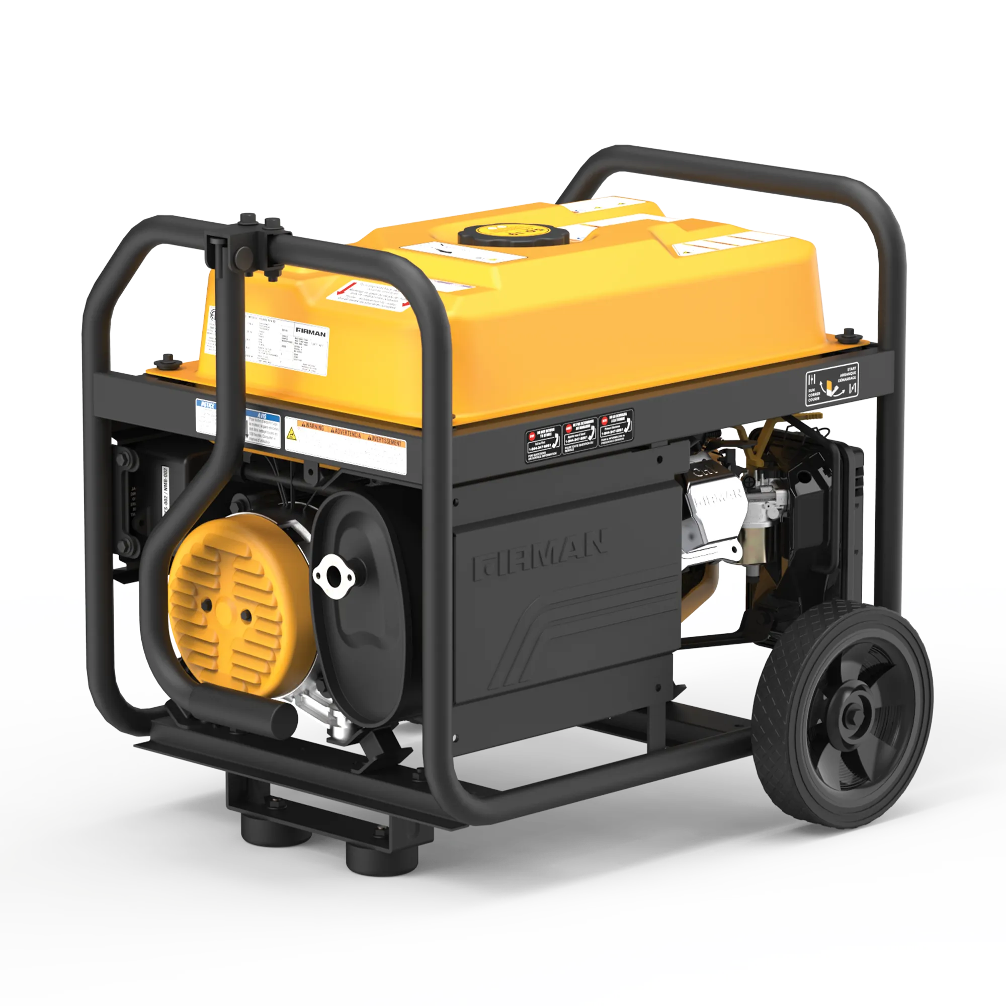 Gas Portable Generator 4550W Remote Start 120/240V