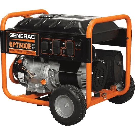 Generac GP7500E 7500W/9375W Gas Generator Electric Start Manufacturer RFB