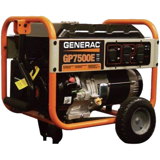 Generac GP7500E 7500W/9375W Gas Generator Electric Start Manufacturer RFB