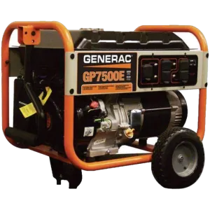 Generac GP7500E 7500W/9375W Gas Generator Electric Start Manufacturer RFB