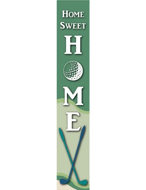 Golf Porch Leaner Welcome Sign