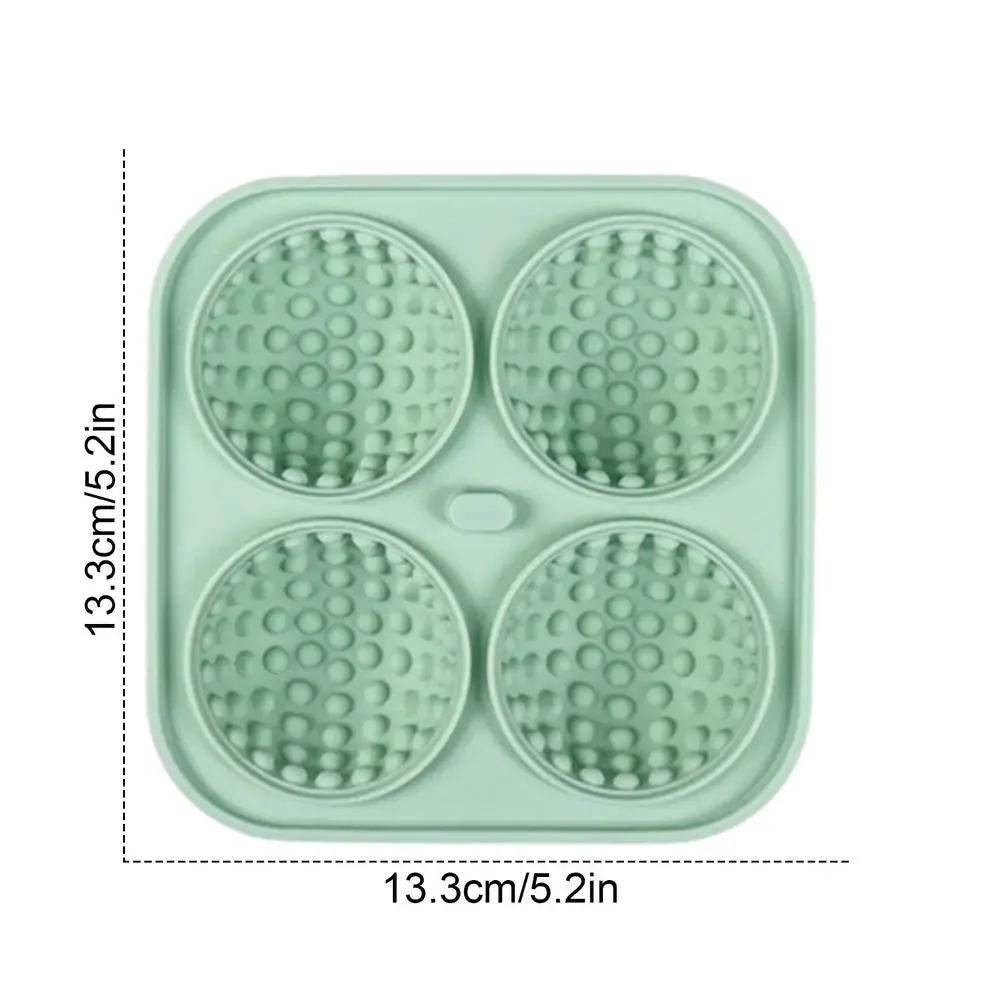 Golf Silicone Ice Ball Round Mold Whiskey Special 4 Golf Ice Grid Mold Kitchen Tool For Whisky Cocktail Cola Baby Food And Drink