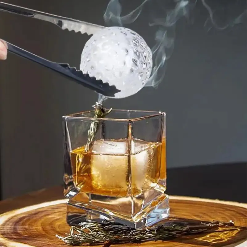 Golf Silicone Ice Ball Round Mold Whiskey Special 4 Golf Ice Grid Mold Kitchen Tool For Whisky Cocktail Cola Baby Food And Drink