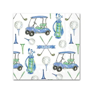 Guy Golf Paper Beverage Napkins