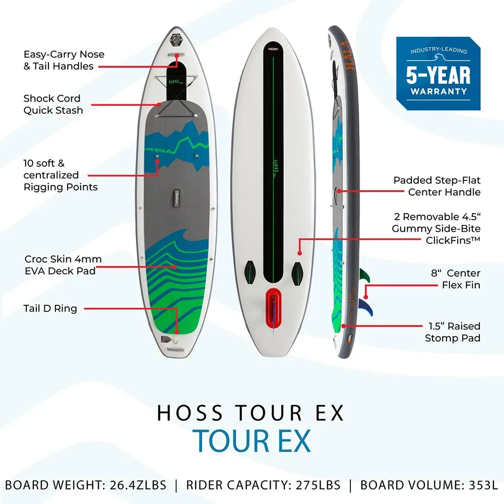 Hala Hoss Tour EX Inflatable Stand-Up Paddle Board (SUP)