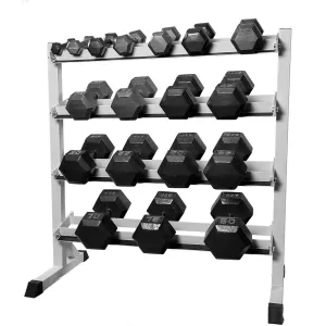 Hex Dumbbells 4 Layer Rack