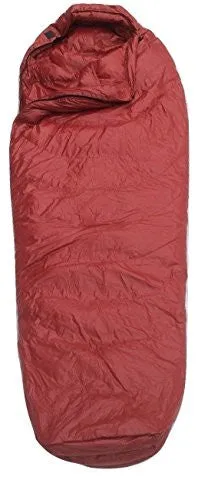 Hyke & Byke Ultralight Down Sleeping Bag: 3-Season 32 Degree Mummy Bag Under 2 LBS - The Lightest, Highest Quality Bag for Thru Hiking, Backpacking, and Camping (Maroon, Regular)