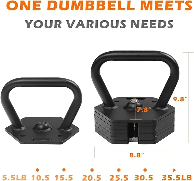 IFAST Quick-Lock Adjustable Kettlebell Handle