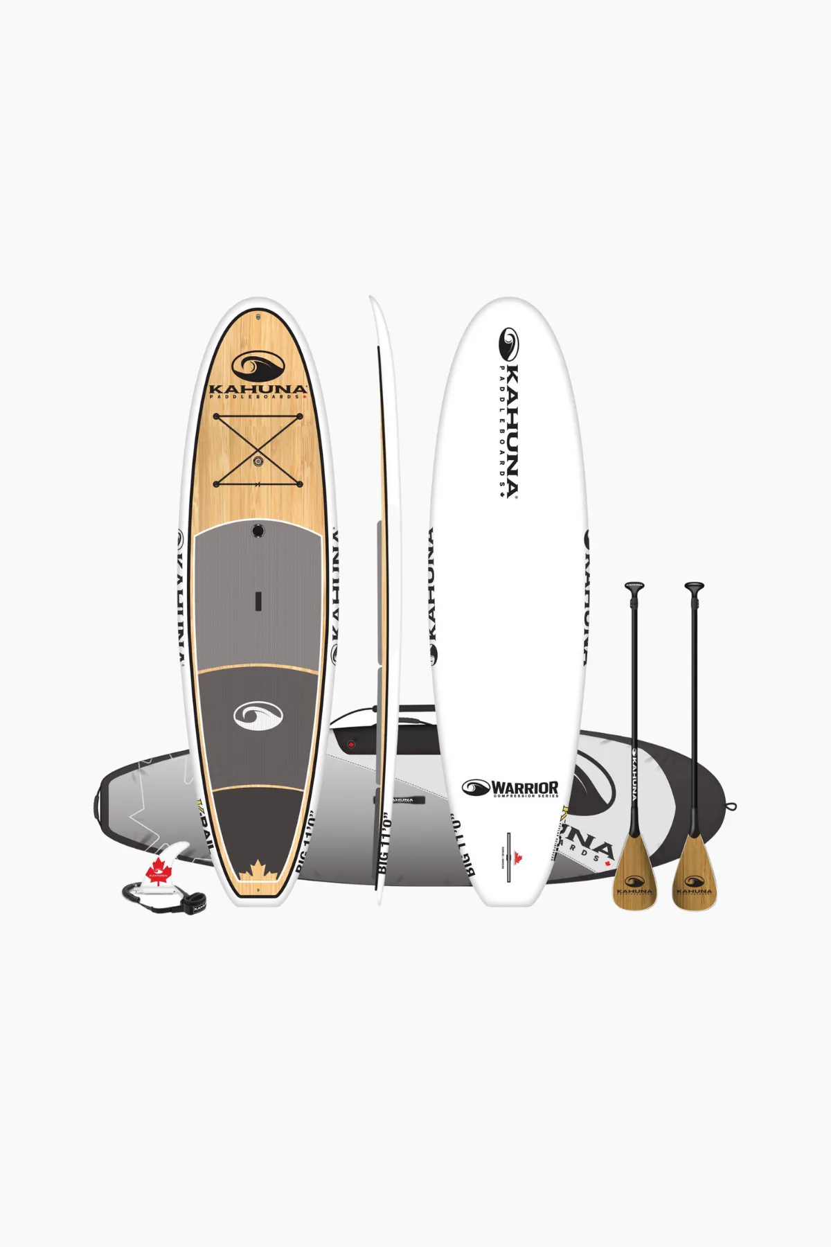 KAHUNA WARRIOR BIG BAMBOO 11' SUP PACKAGE