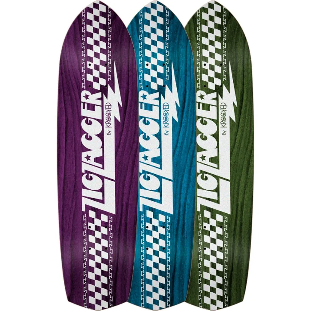 Krooked Zig Zagger Stain  32.38" Cruiser Deck