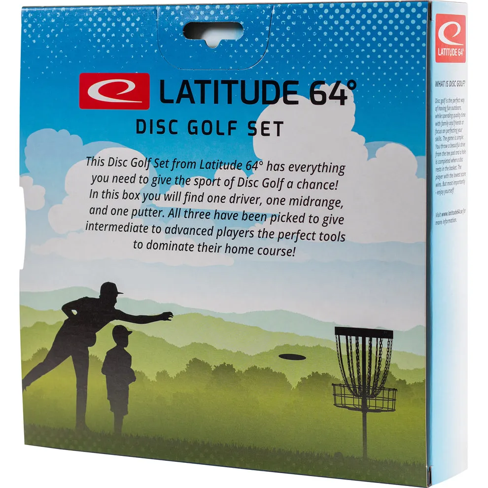 Latitude 64 Advanced Retro Burst Starter Disc Golf Set