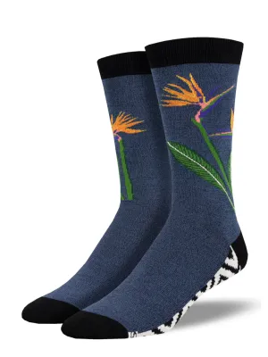 Men's Bamboo Birds Of Paradise Socks