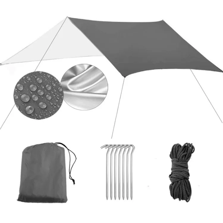 Multi-function Outdoor Waterproof Sunscreen Beach Awning Tent Sun Shelter Pergola (Black)