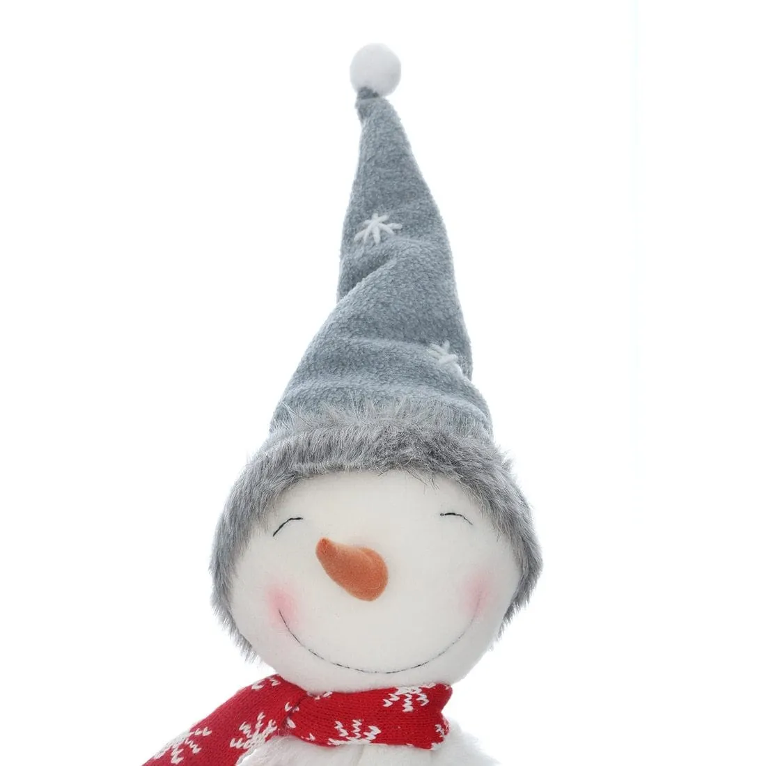 Novelty Skiing Snowman Christmas Xmas Decoration 40cm