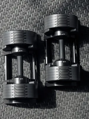 NUOBELL 50LB Dumbbell Pair