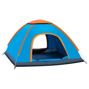 Outdoor Camping Beach Rainproof Sun-proof Automatic Quick Install Tent For Single People(Blue)