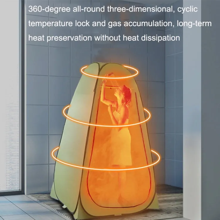 Outdoor Camping Toilet Changing Tent Automatic Shower Bathing Tent, Style: Single Person(Orange)