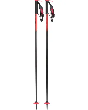 Pin Ski Poles - Black Red