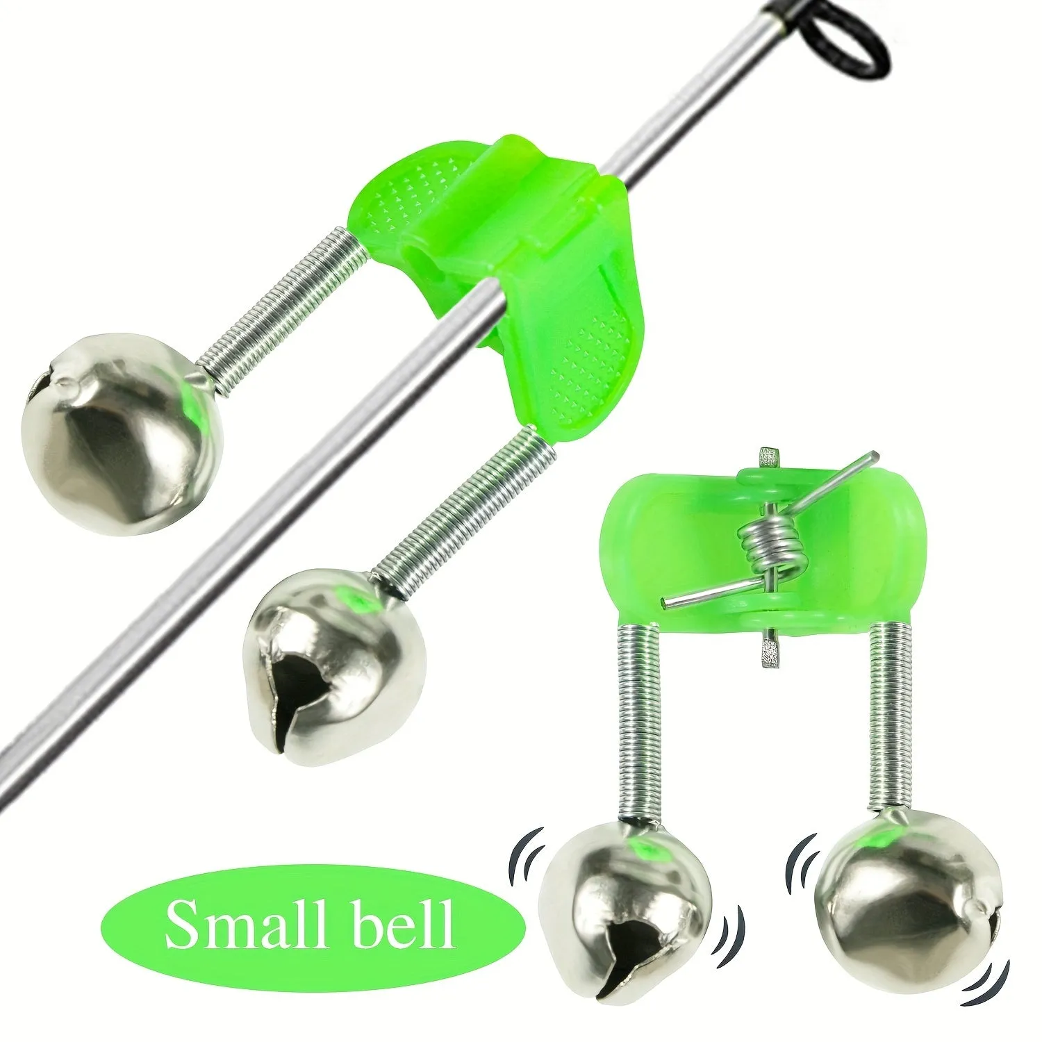 Plastic Clip Fishing Rod Bell Alert Bells Tackle Accessories