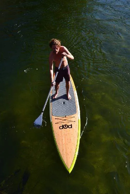 POP Board Co 12’0″ Americana Touring Stand Up Paddle Board SUP - Orange/Green/Cream