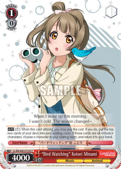 "Bird Watching" Kotori Minami - LL/EN-W02-E102 - Common