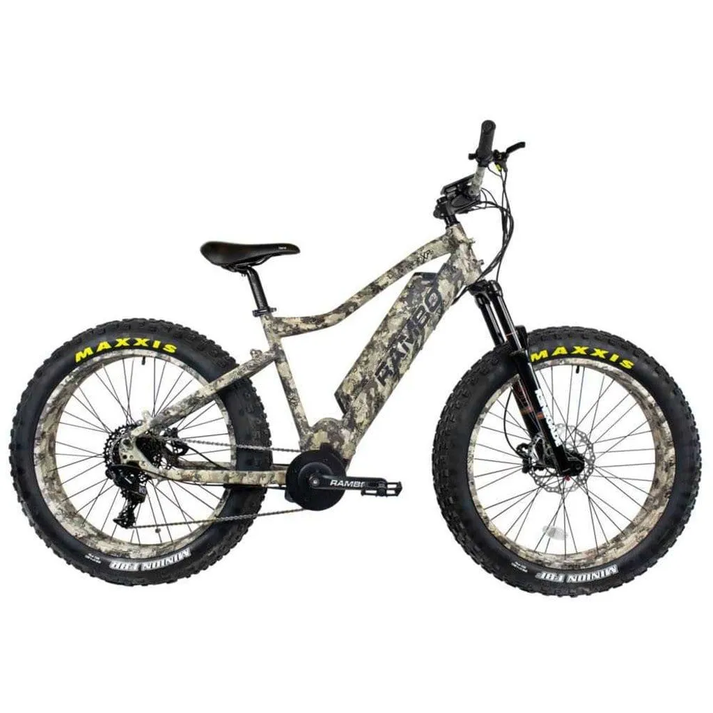 RAMBO The Rebel 1000W 48V All Terrain Fat Tire Mountain Electric Bike