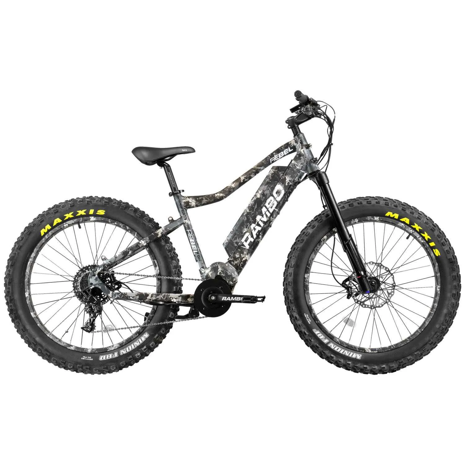 RAMBO The Rebel 1000W 48V All Terrain Fat Tire Mountain Electric Bike