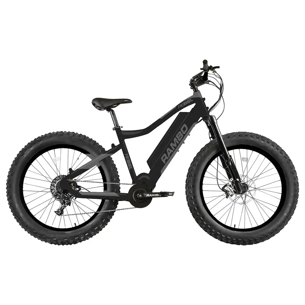 RAMBO The Rebel 1000W 48V All Terrain Fat Tire Mountain Electric Bike