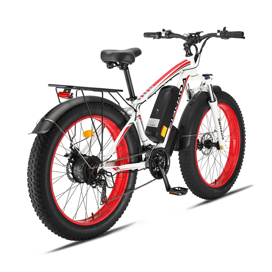 Senada Archon - Electric Fat Tire Mountain Bike - Top Speed 28mph - 1000W