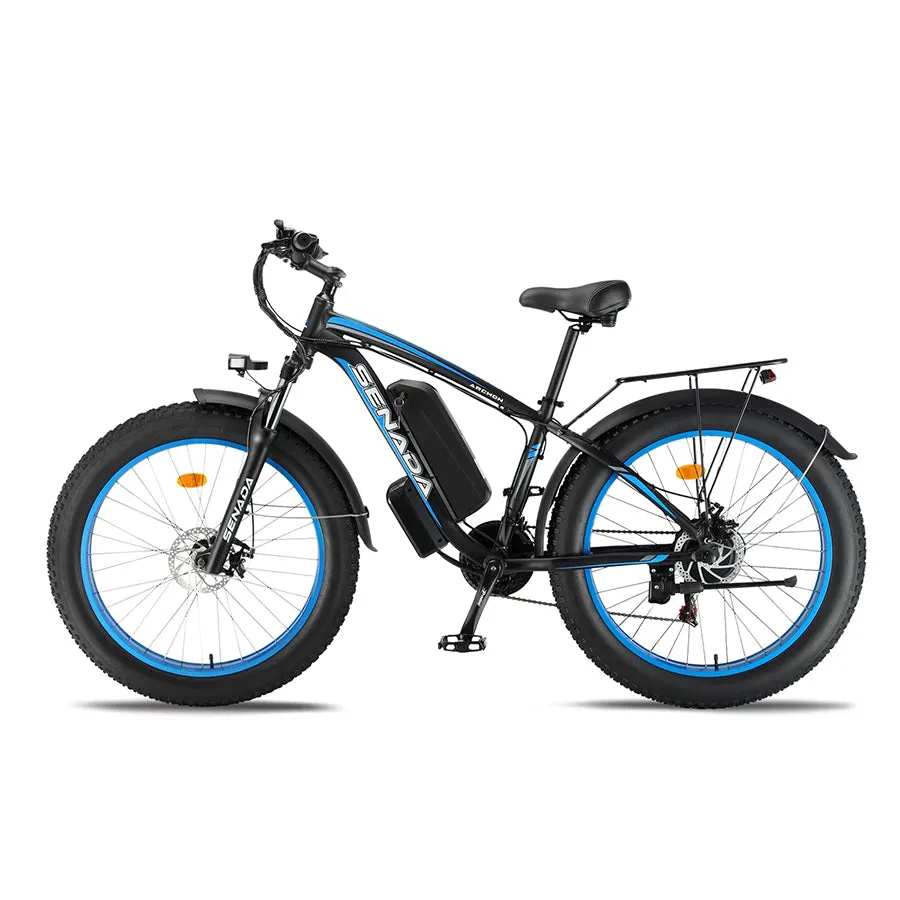 Senada Archon - Electric Fat Tire Mountain Bike - Top Speed 28mph - 1000W