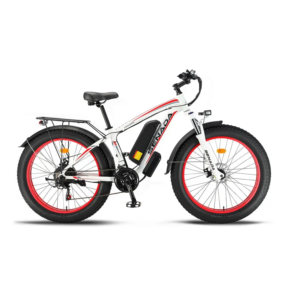 Senada Archon - Electric Fat Tire Mountain Bike - Top Speed 28mph - 1000W