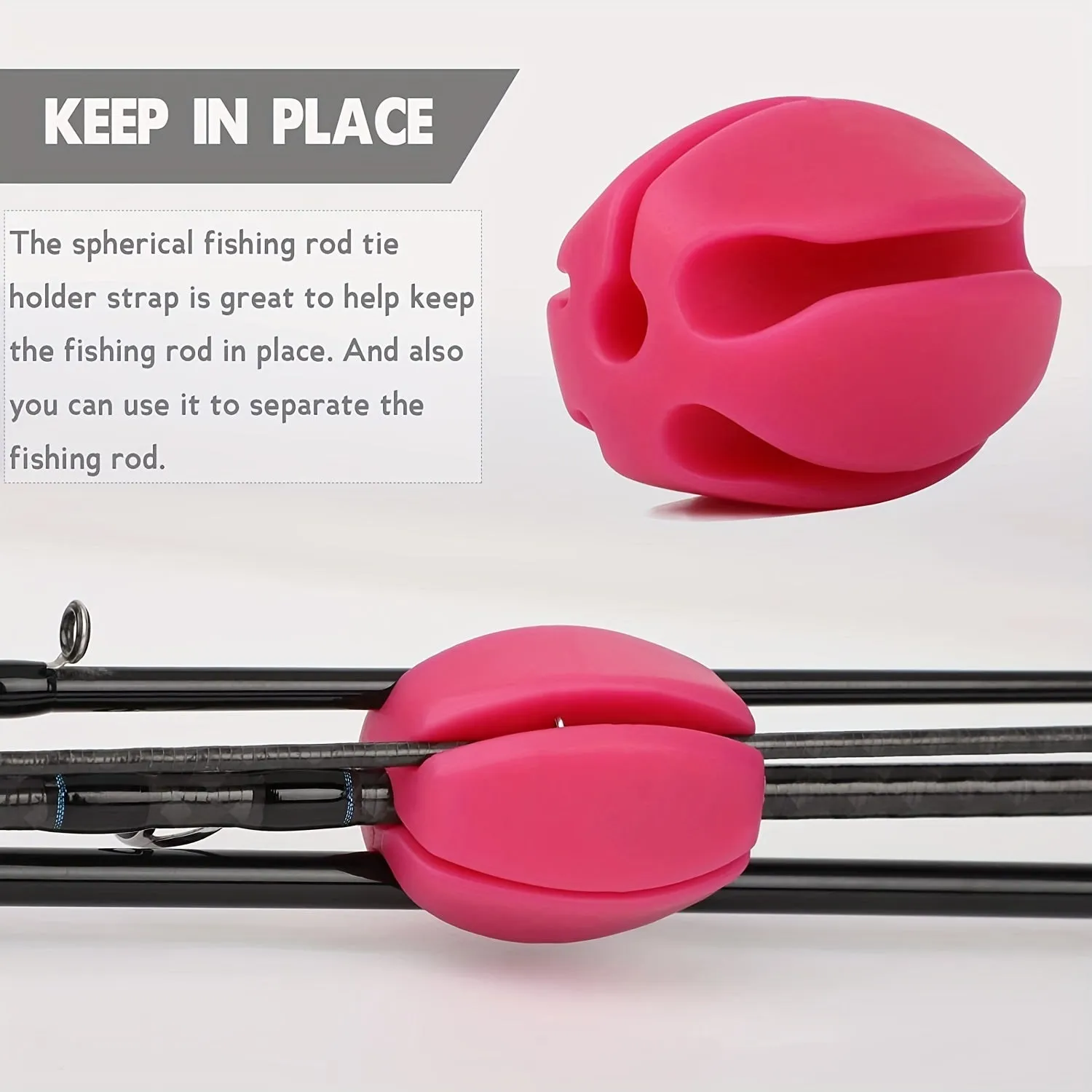 Silicone Ly Fishing Rod Holder Ball Elevate Your Fishing Game