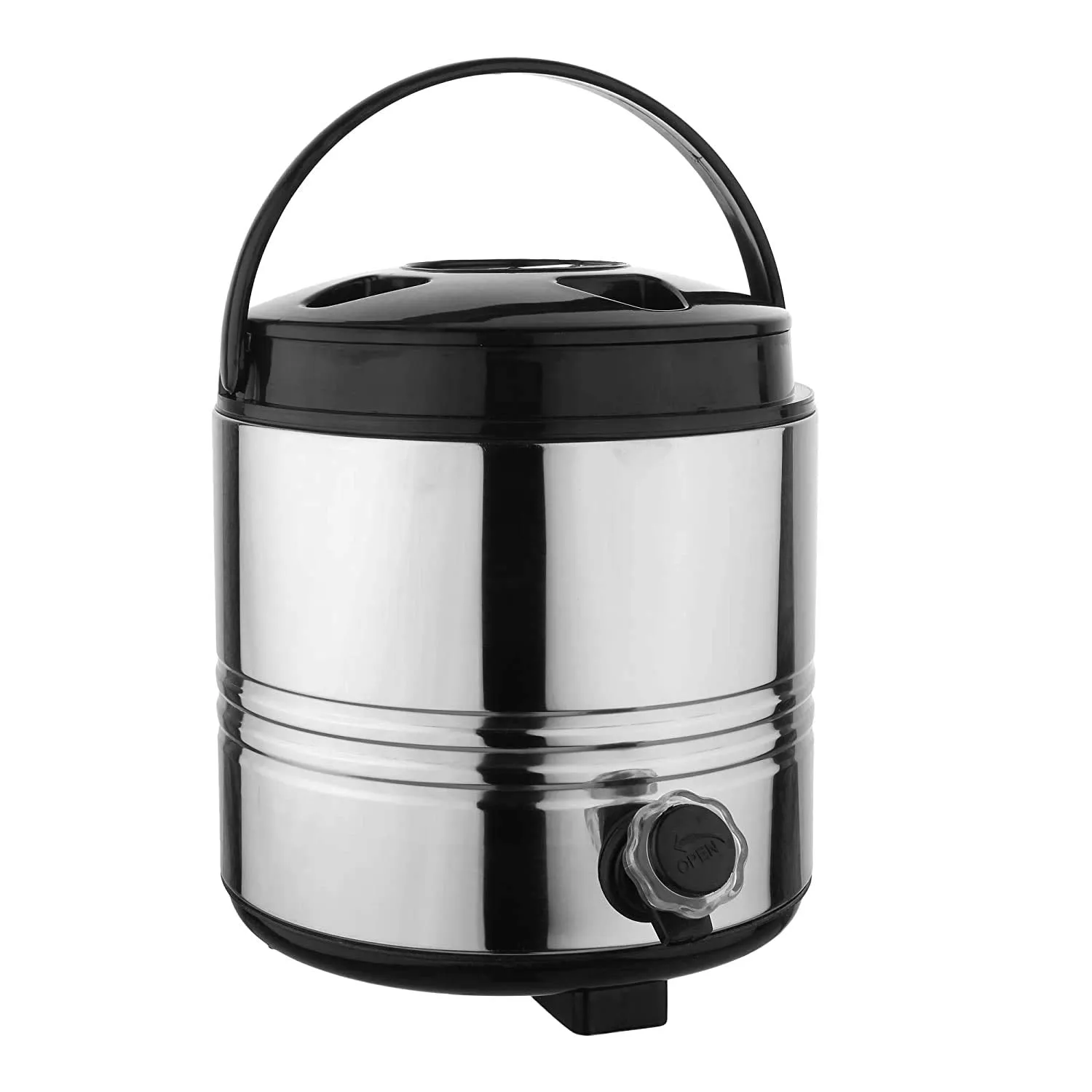 SNOWSTAR Water Jug 5 Liter Hot and Cold I Stainless Steel Water Dispenser for Kitchen office Home Travelling I Tea Pot I Dishwasher Safe I Easy to carry Handle