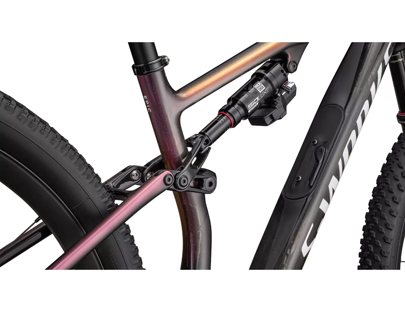 SPECIALIZED Sworks Epic 8 SRAM XX Mountain Bike - Gloss Carbon/Metallic Vivid Pink/Viavi Magenta Gold/Metallic Midnight Shadow/White