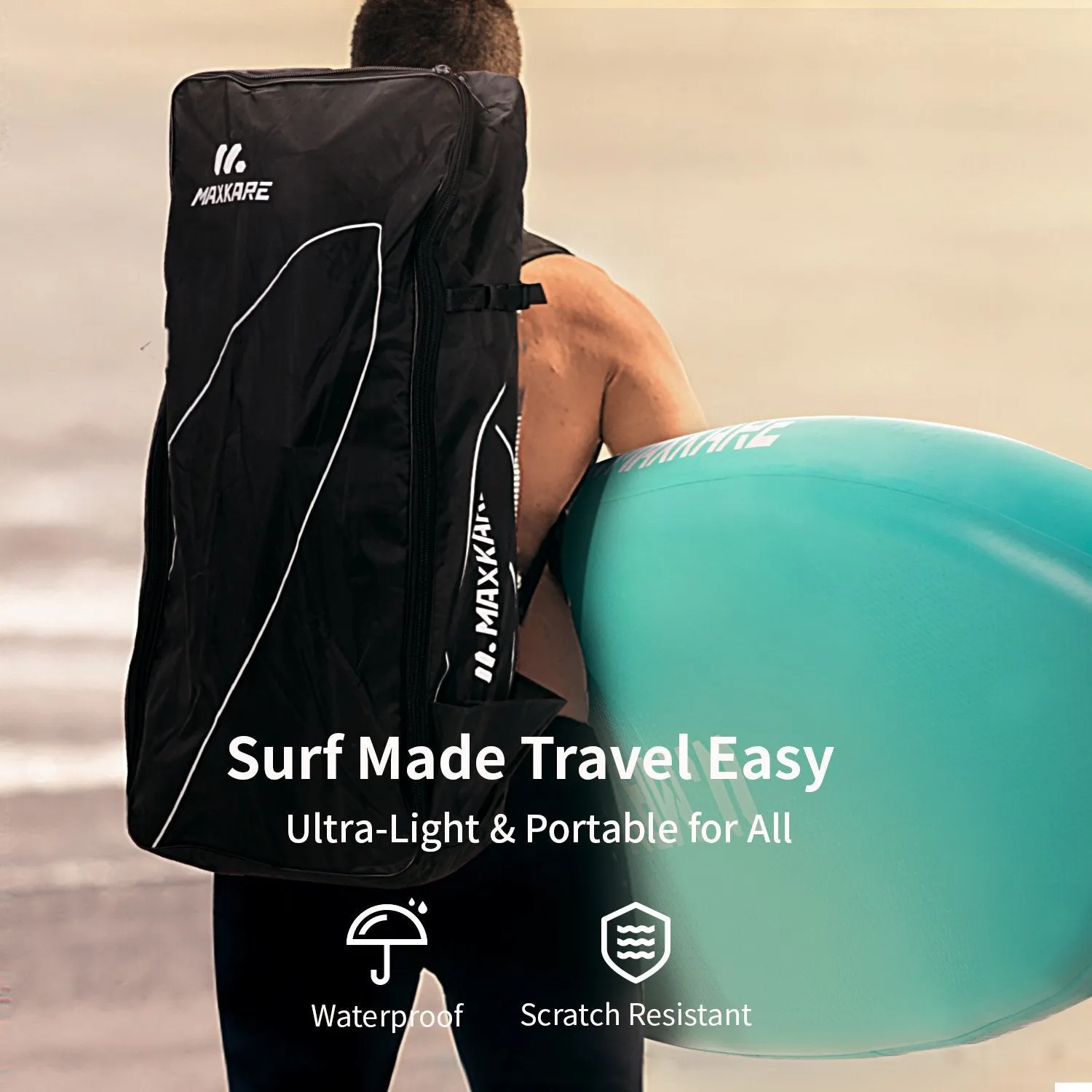 Stand Up Paddle Board Inflatable SUP with 10'30''6'' Premium Paddleboard & Bi-Directional Pump & Backpack Portable for Youth Adult Have Fun in River, Oceans and Lakes