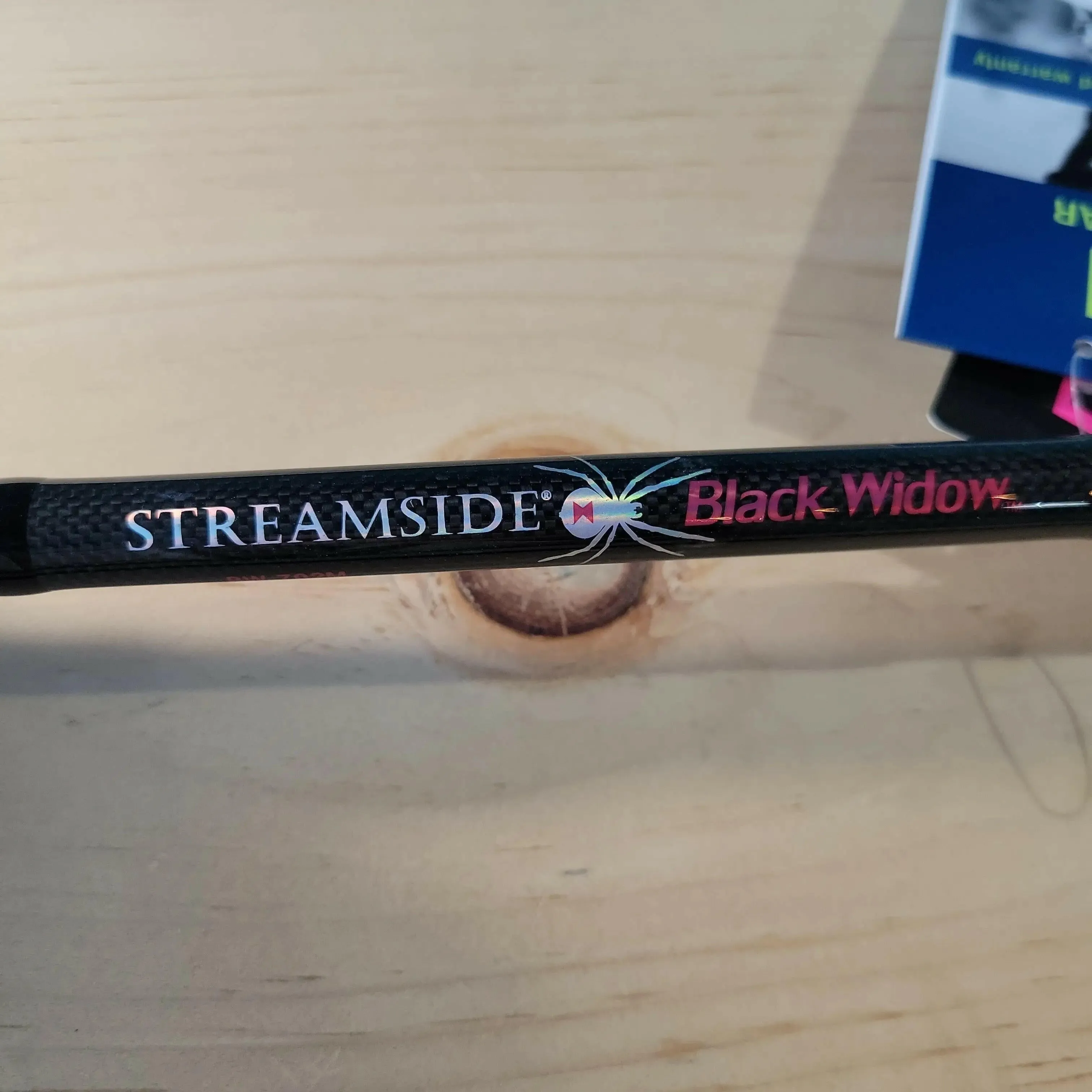 Streamside Black Widow Rod 2pc Medium Fast Action 4-12lb 7ft