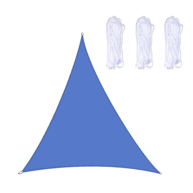 Triangle Outdoor Garden Sunshade Sail Waterproof Anti-UV Canopy, Size: 4.5m x 4.5m x 4.5m(Royal Blue)