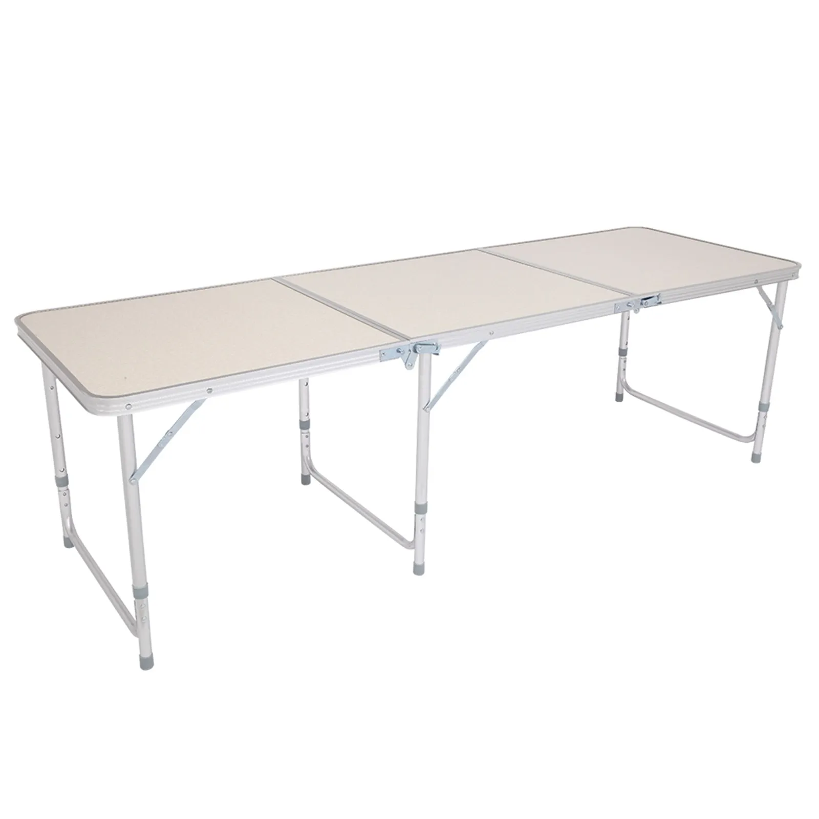 US Stock Home Use Aluminum Alloy Portable Folding Table White Outdoor Picnic Camping Dining Party Indoor RT