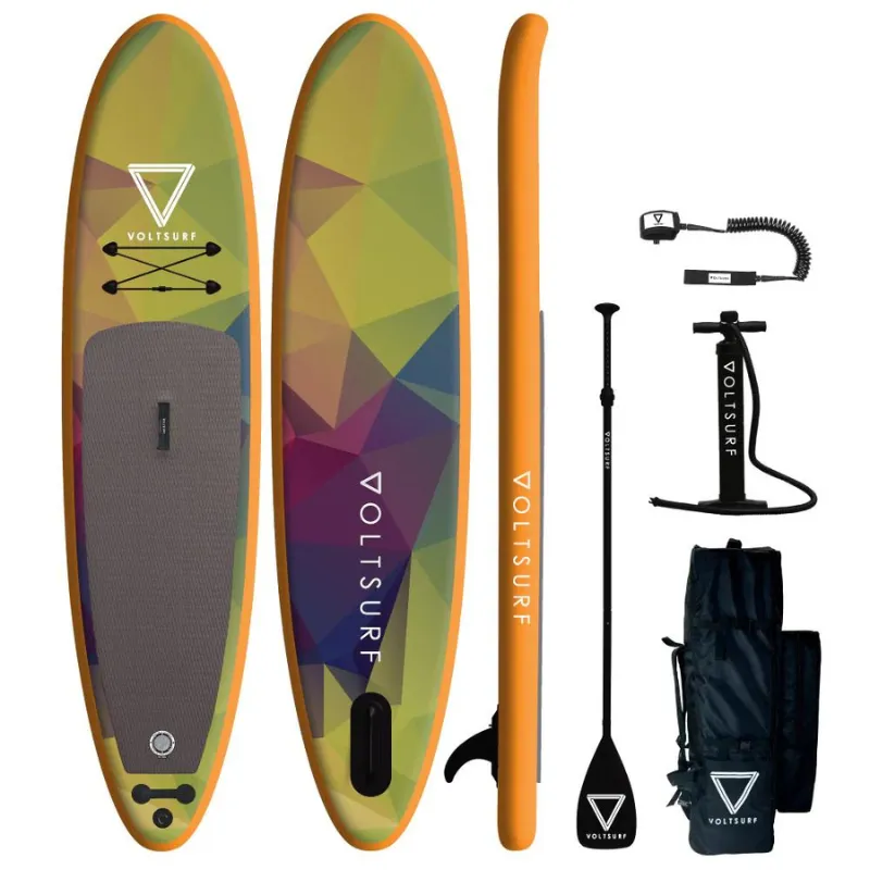 Voltsurf 11’0 Rover Stand Up Paddle Board Inflatable SUP - Orange Rail