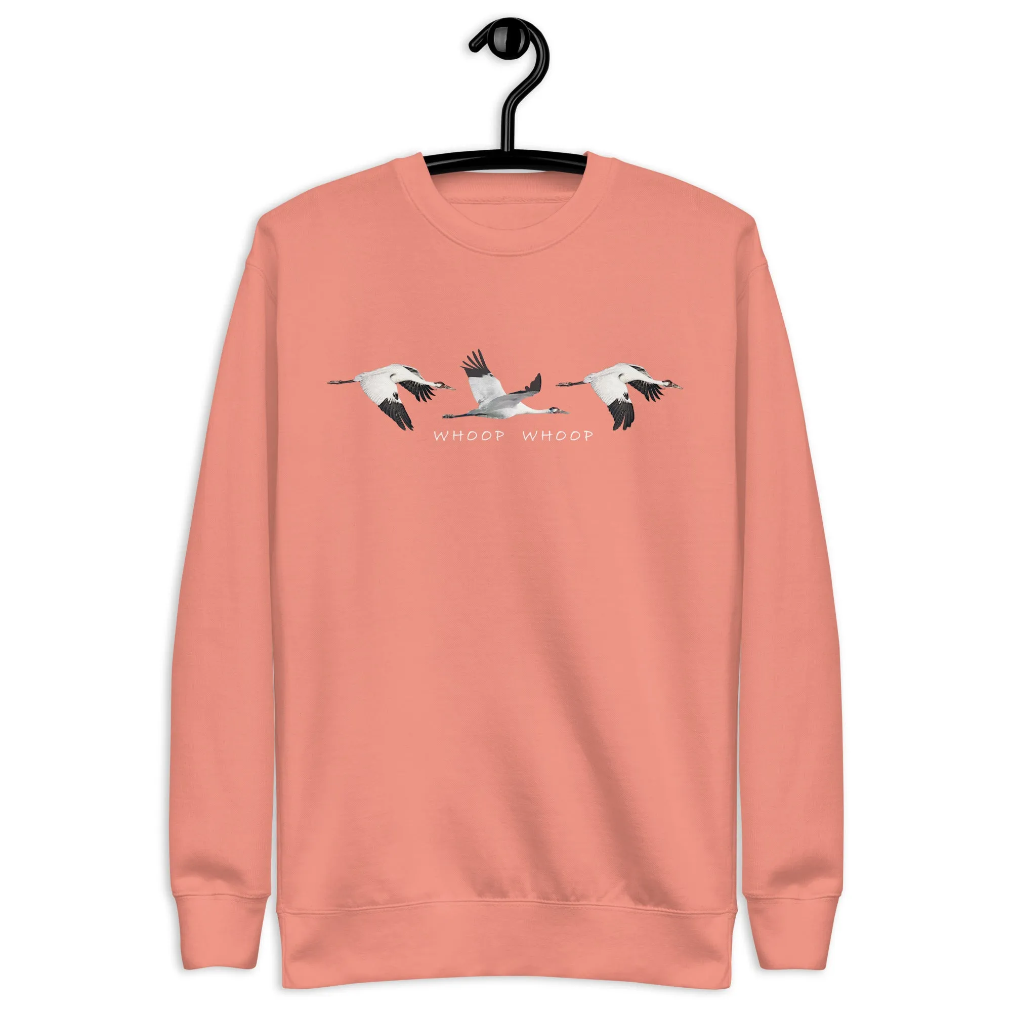 Whoop Whoop Whooping Crane Sweatshirt