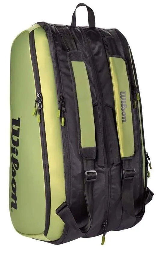 Wilson Super Tour 15-Racquet Bag Green Matte/Black WR8016701001 Blade Series