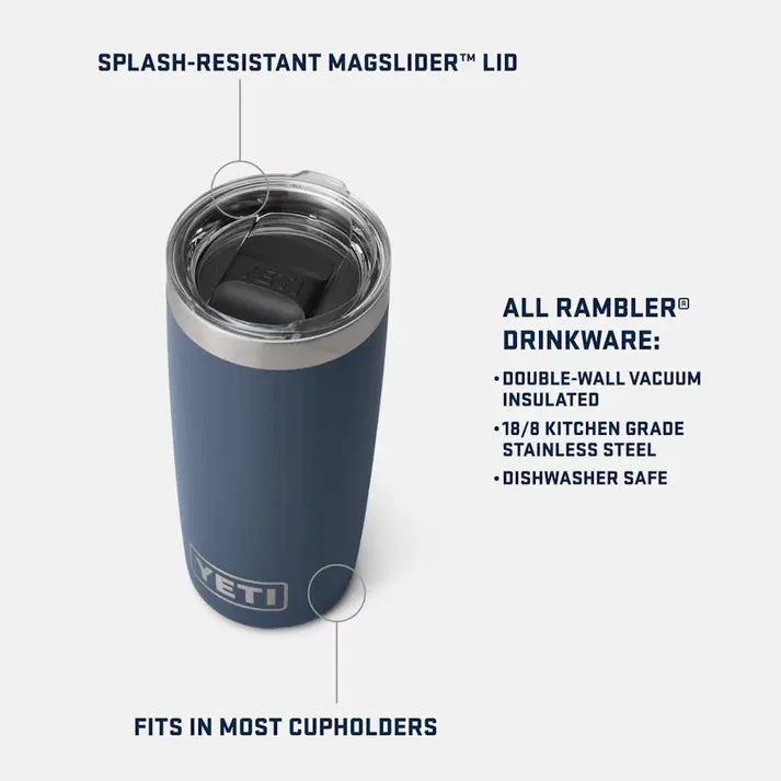 YETI Rambler 10 OZ (296ml) Tumbler With Magslider Lid - King Crab